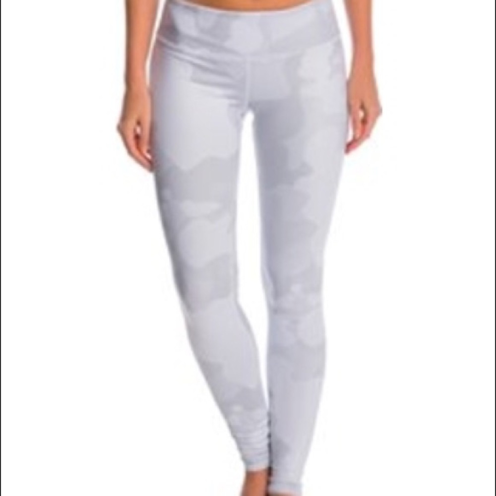 ALO white camo leggings size small